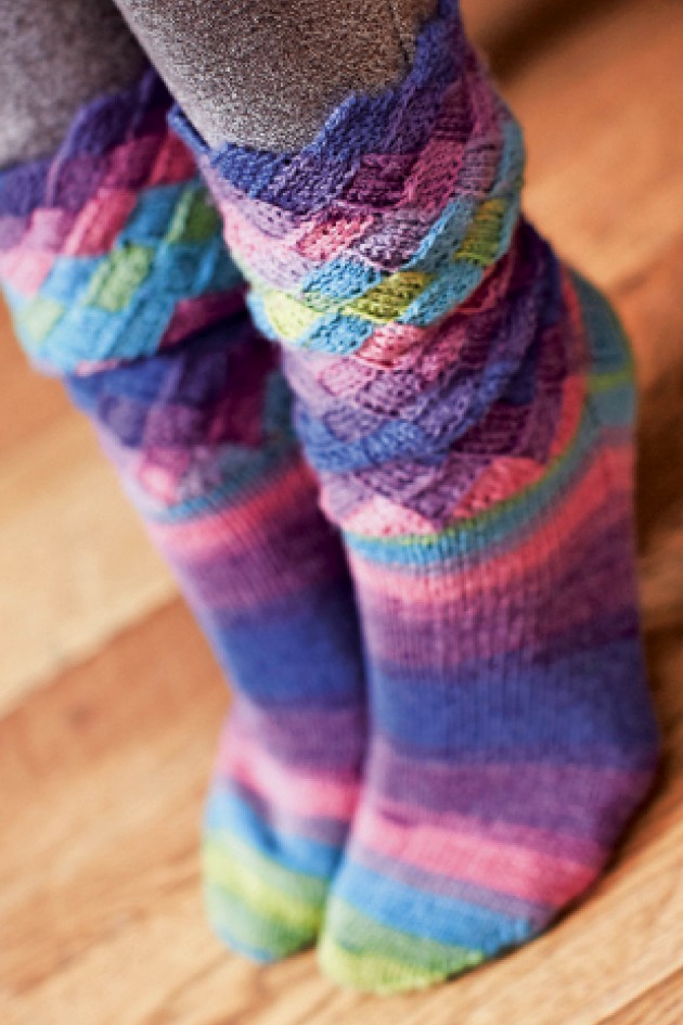 Klikatý okraj ponožek