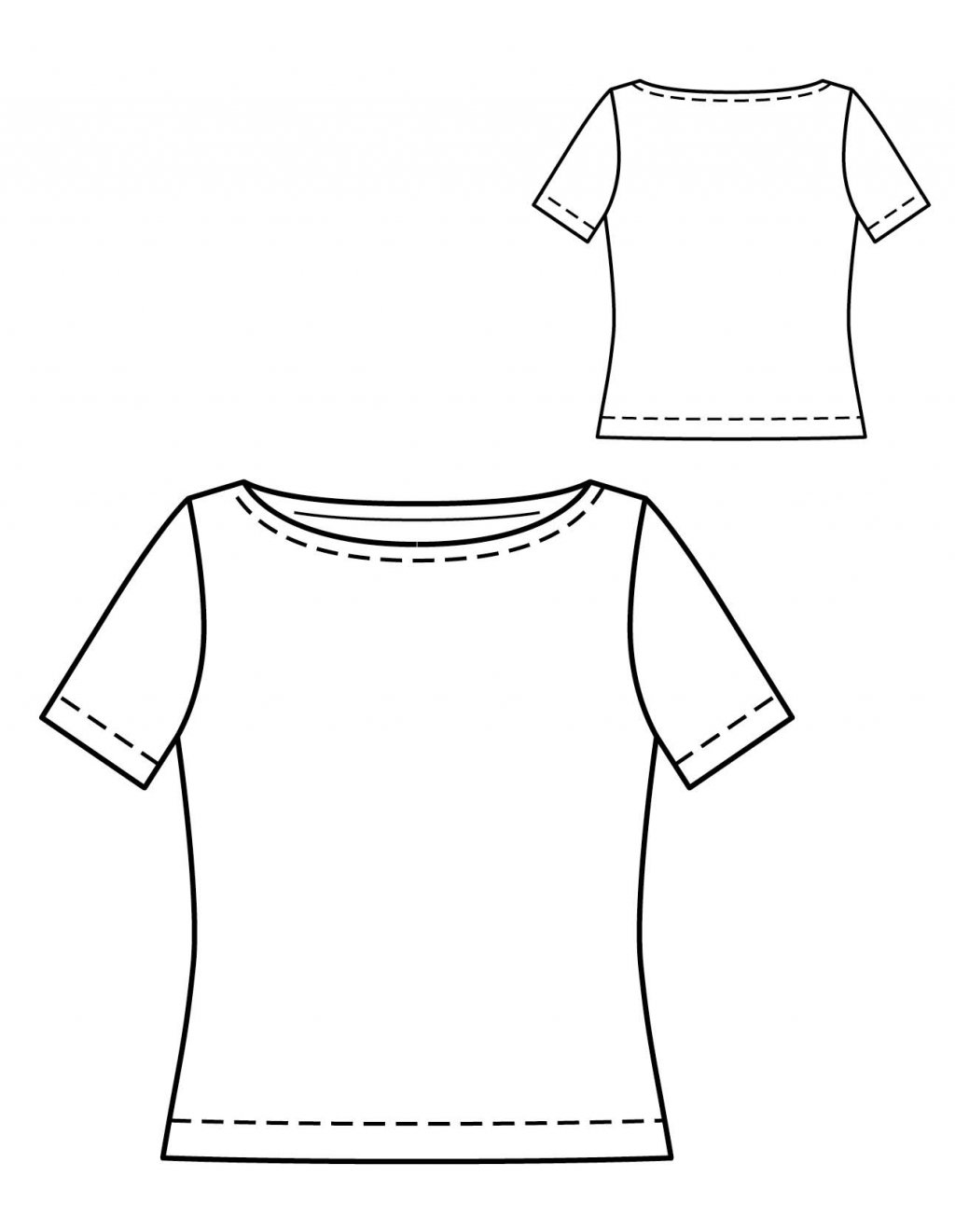 Vzorované tričko 2A