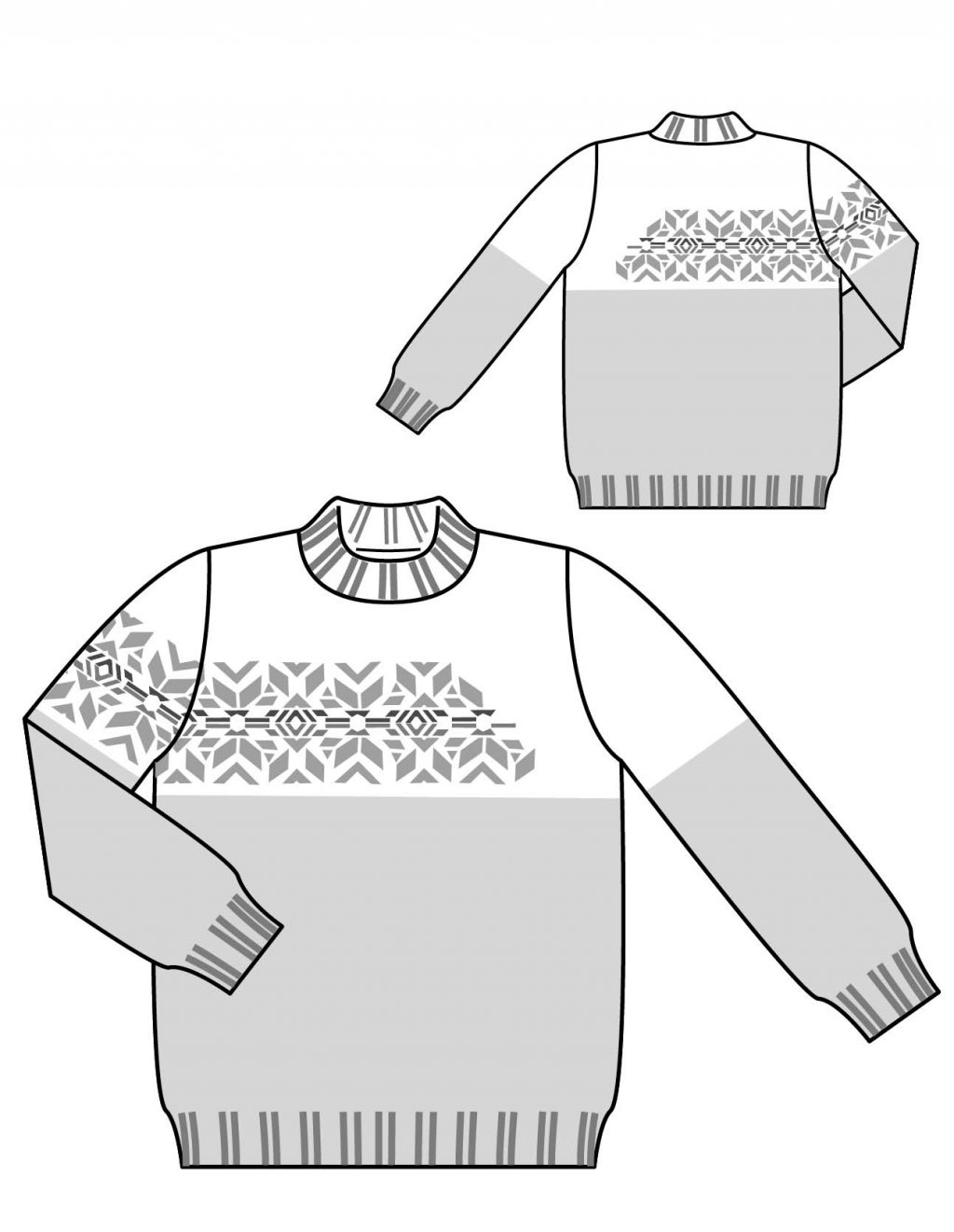 134 Pánský pulovr