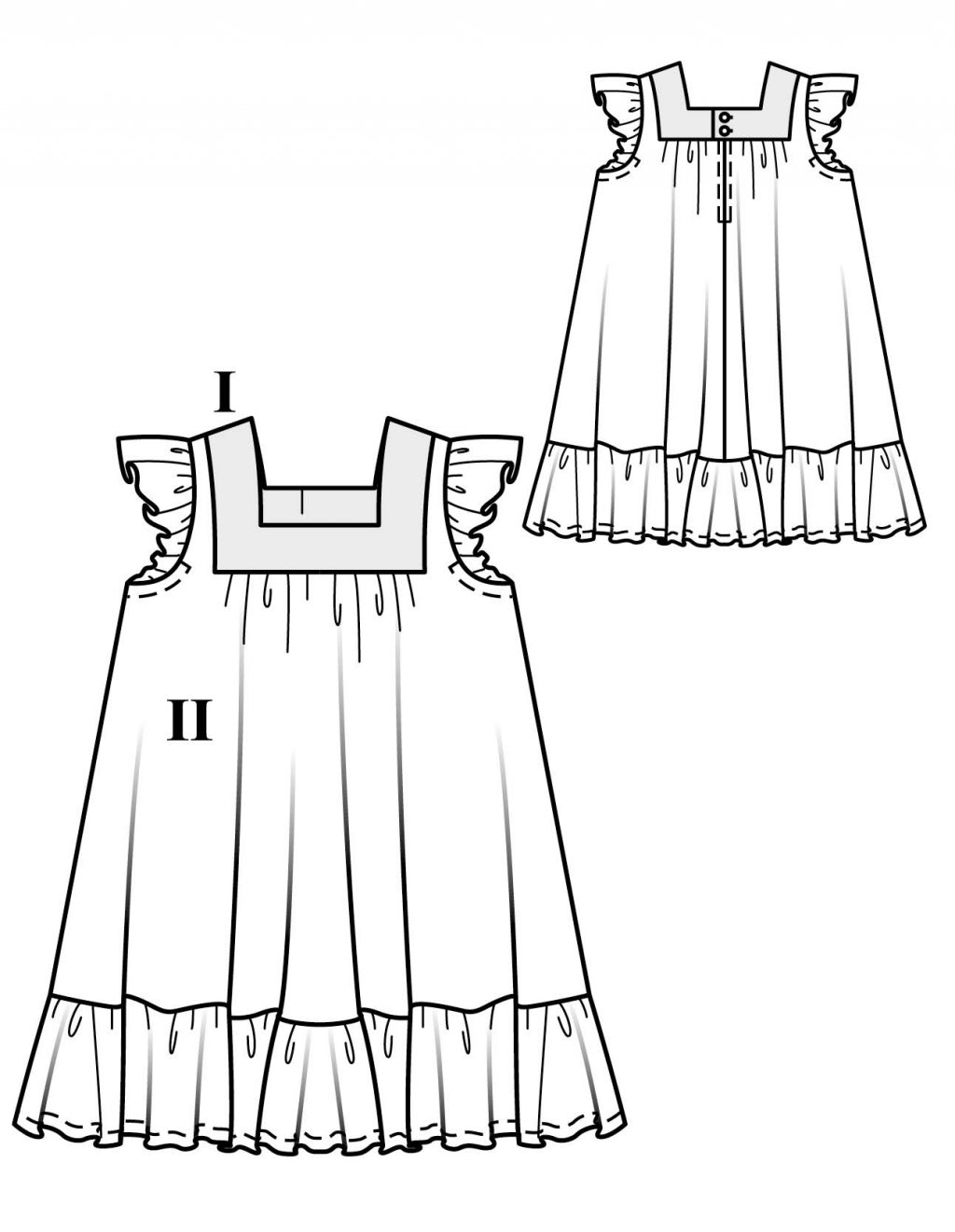 127 Dívčí šaty