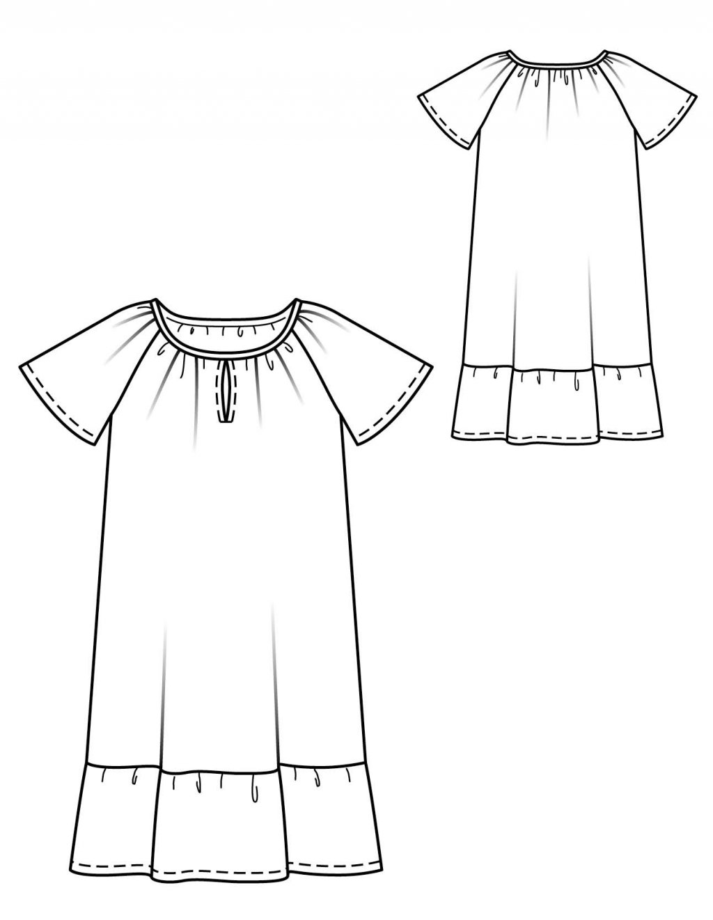 131 Dívčí šaty