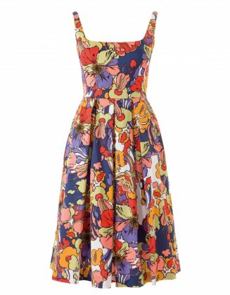 Letní květované šaty